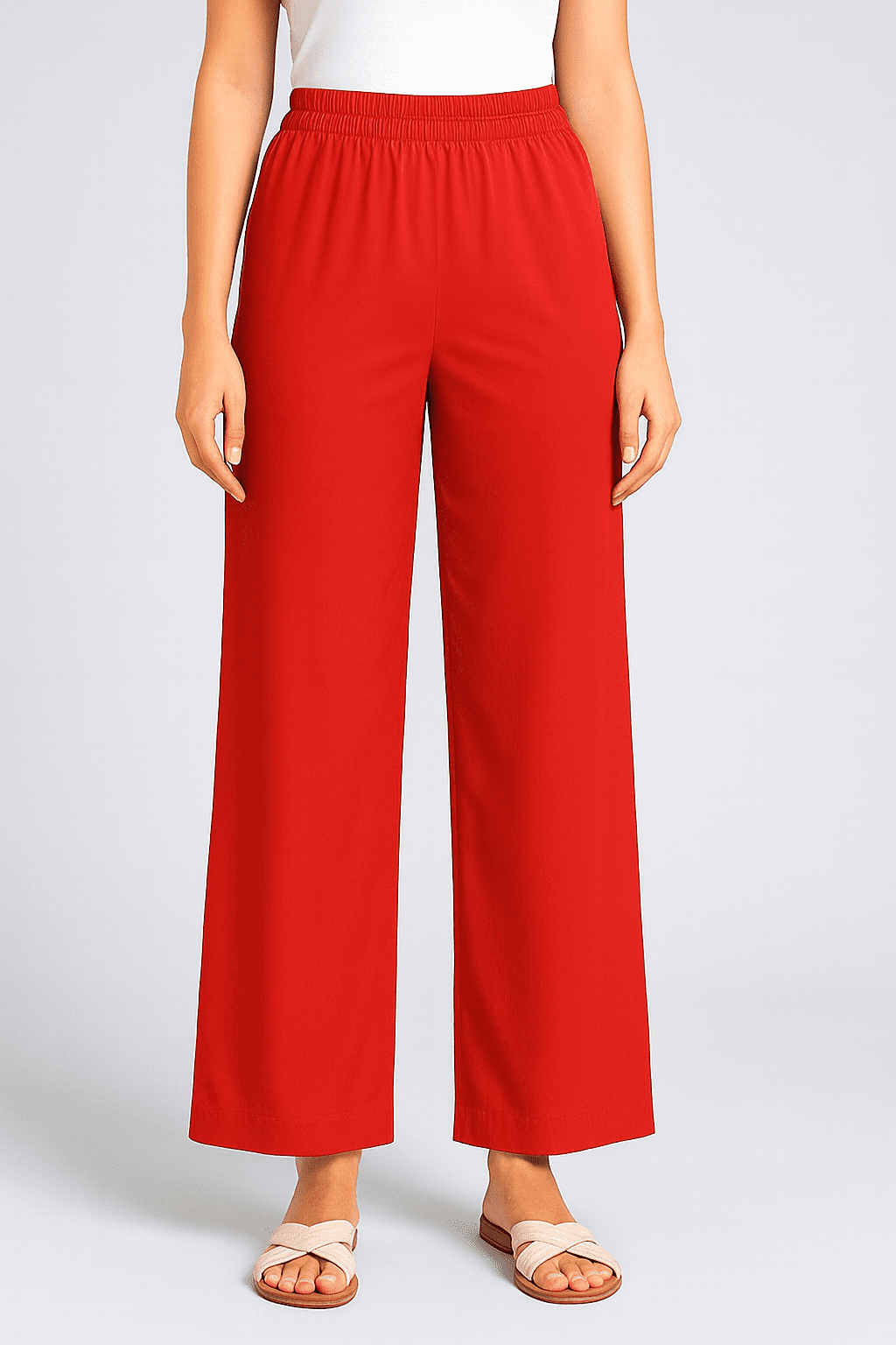 740C4361-B47B-47EE-9F19-5427FB6E19EC Red Palazzo Pants