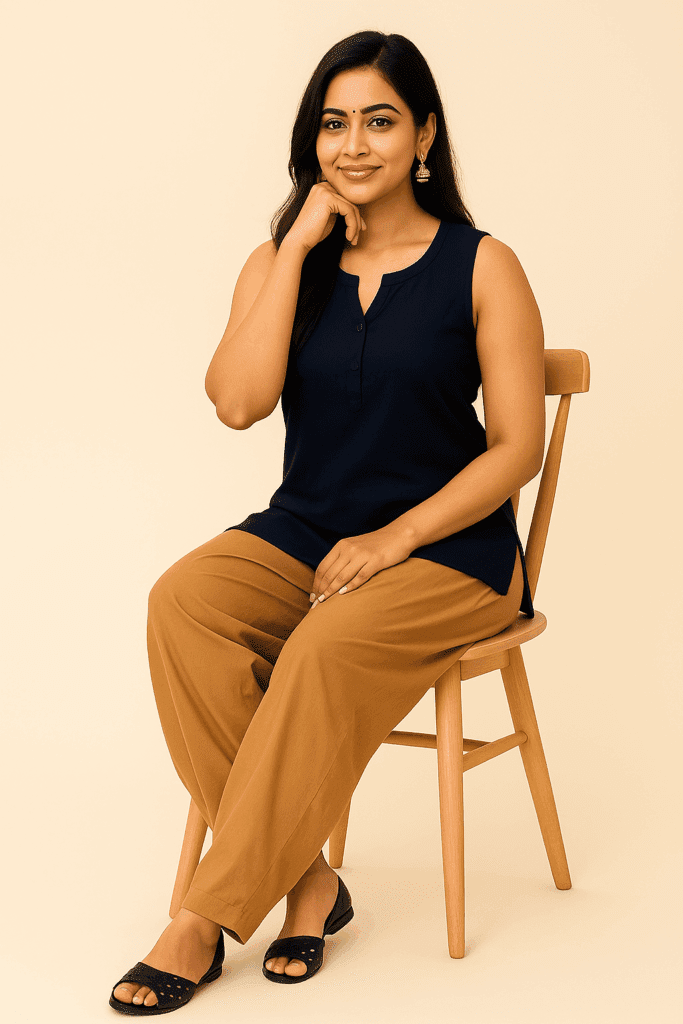 Honey Gold Color Pants for Women