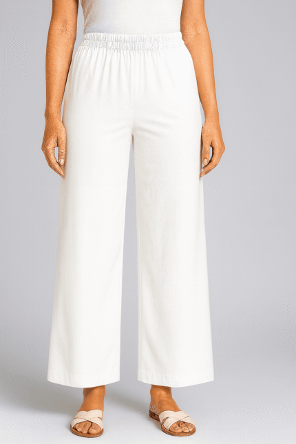 White Color Palazzo Pants