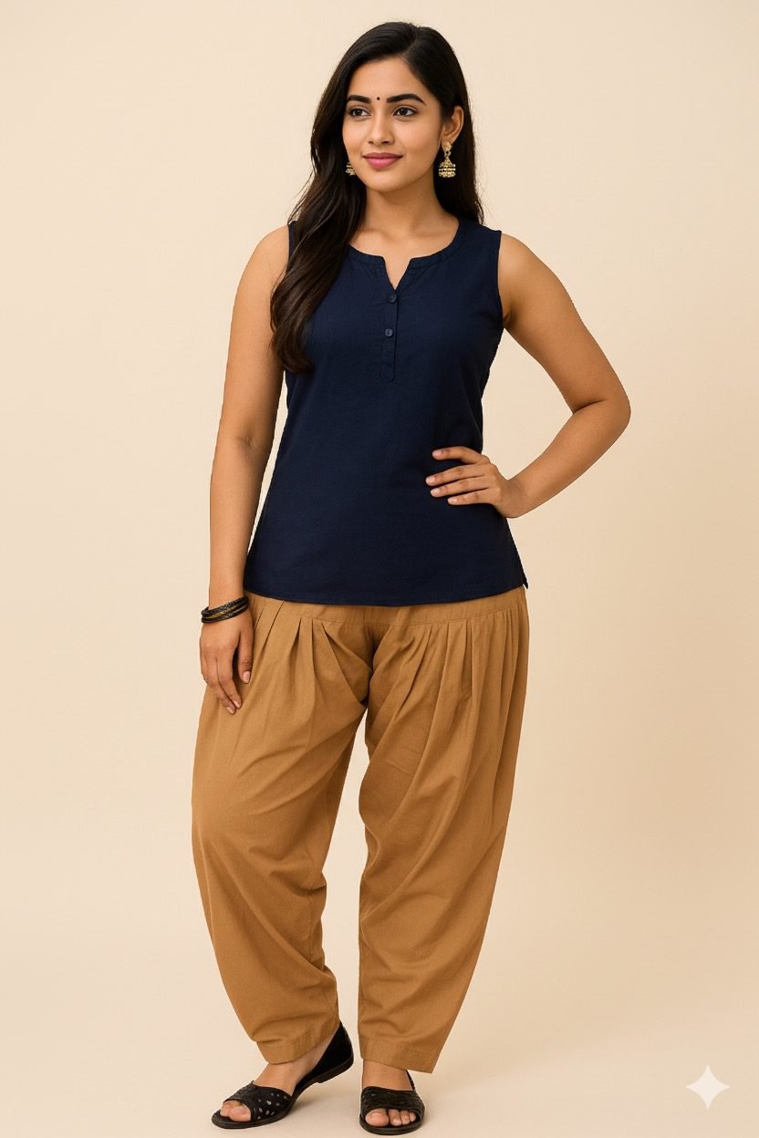 IMG_0245 Patiala Camel Pants for Women Ethnic Wear