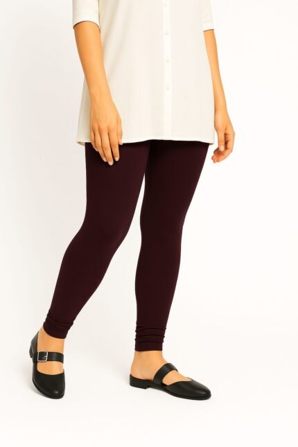 Dark Wine leggings for women